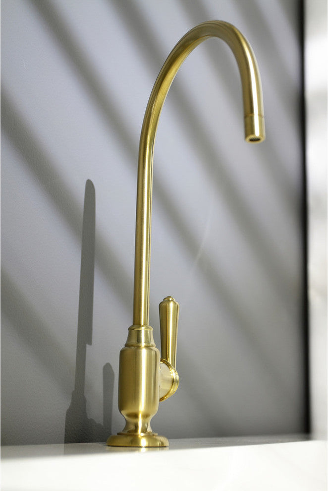 Kingston Brass Single-Handle Water Filtration Faucet, Brushed Brass