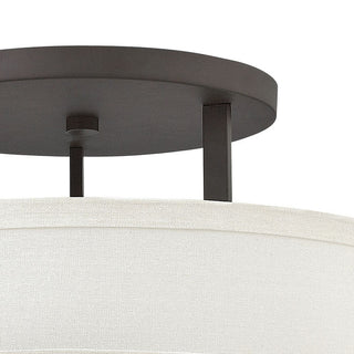 Hinkley Hampton Medium Semi-Flush Mount, Buckeye Bronze