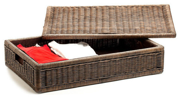 Underbed Wicker Storage Box, Extra Large