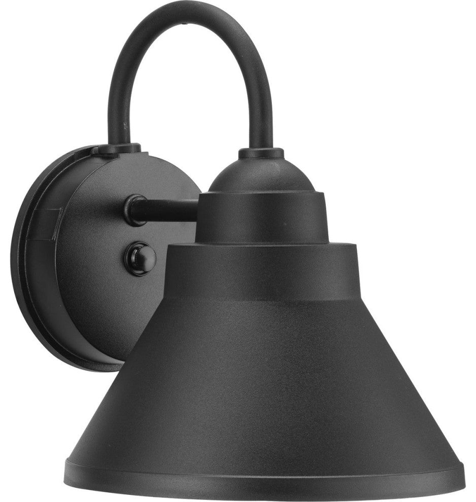 Bayside Collection One-Light Non-Metallic Black Outdoor Wall Lantern