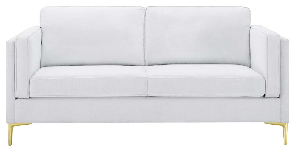 Kaiya Fabric Sofa, White