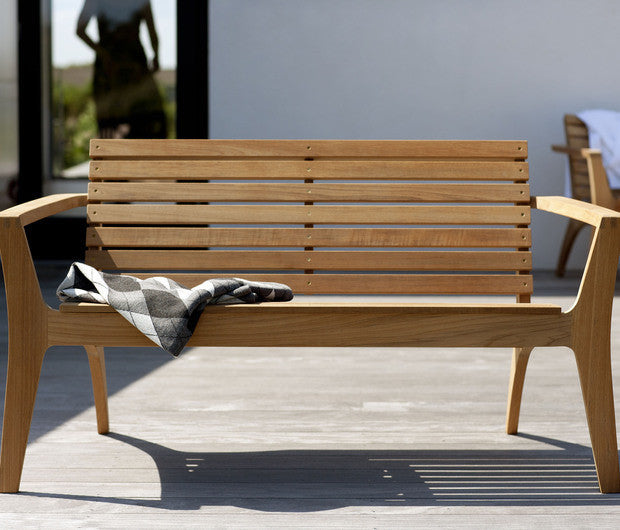 Skagerak Regatta Lounge Bench | Teak