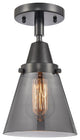 INNOVATIONS LIGHTING 447-1C-BK-G63-LED Small Cone Flush Mount