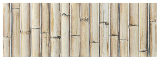 Bamboo Haven Sandy White Ceramic Wall Tile Sample