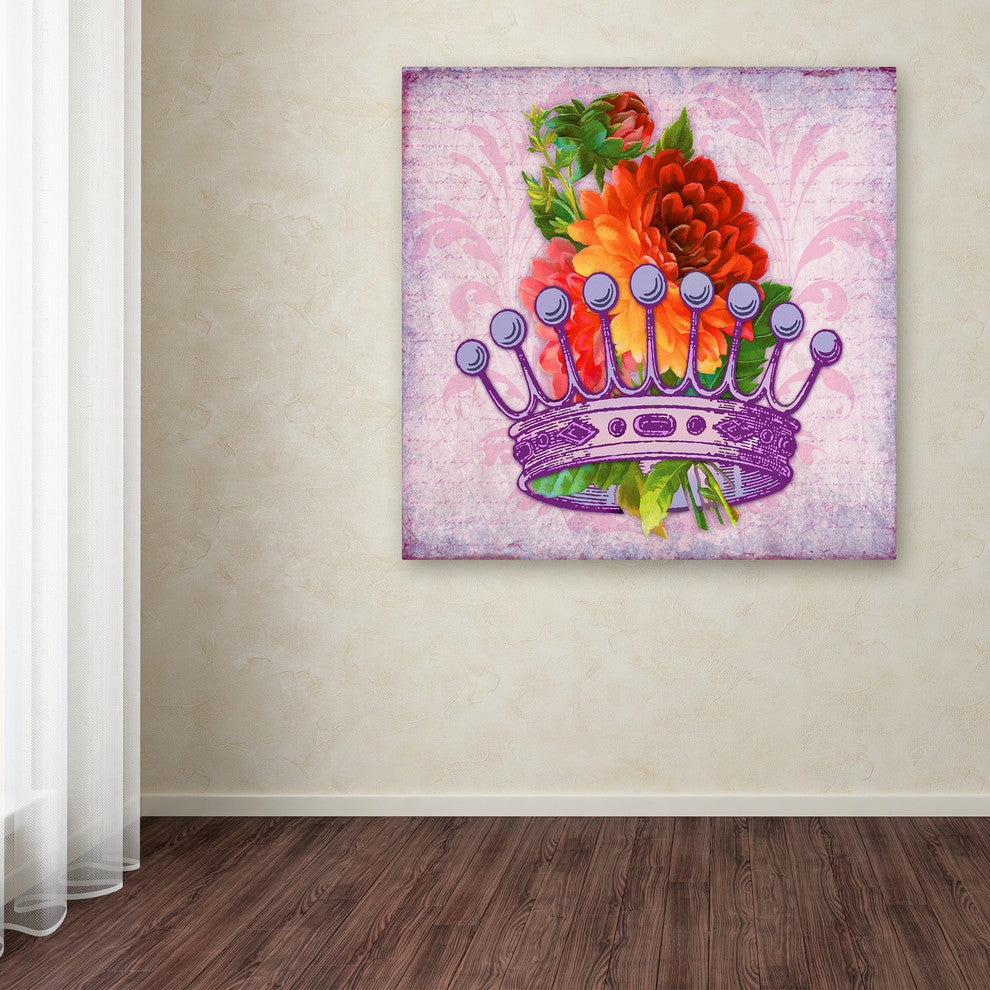 Tina Lavoie 'Her Majesty' Canvas Art, 18" x 18"