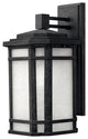 Hinkley Cherry Creek Medium Wall Mount Lantern, Vintage Black