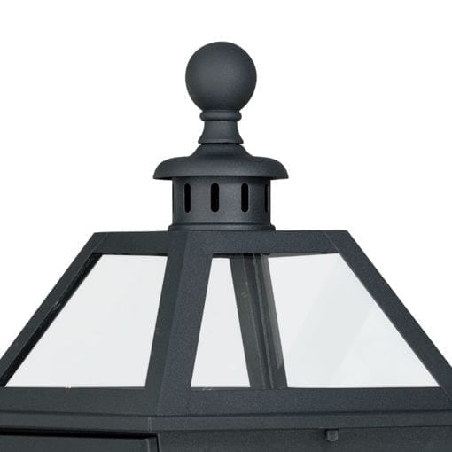 Nottingham 9-in Outdoor Wall Light Textured Black