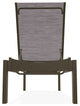 Leeward Sling Stackable Outdoor Chaise Lounge, Fossil/Beachwood