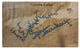Norris Lake, Tennessee-Wood Lake Map, Medium Standout