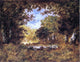 Narcisse Virgilio Diaz De la Pena Pond in the Woods Wall Decal