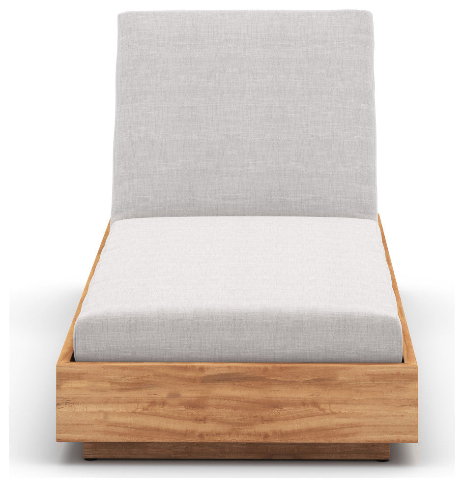 Kinta Outdoor Chaise Lounge-Stone Grey