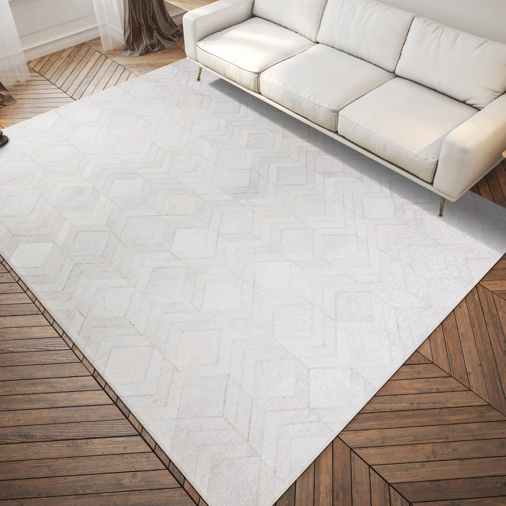 Indoor/Outdoor Stetson SS5 Linen Machine Washable 8' x 10' Rug