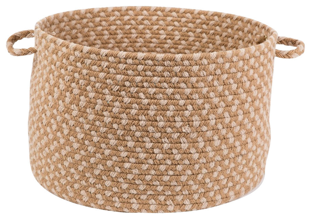 Rhody Rug Manhattan Natural 18"X12" Basket