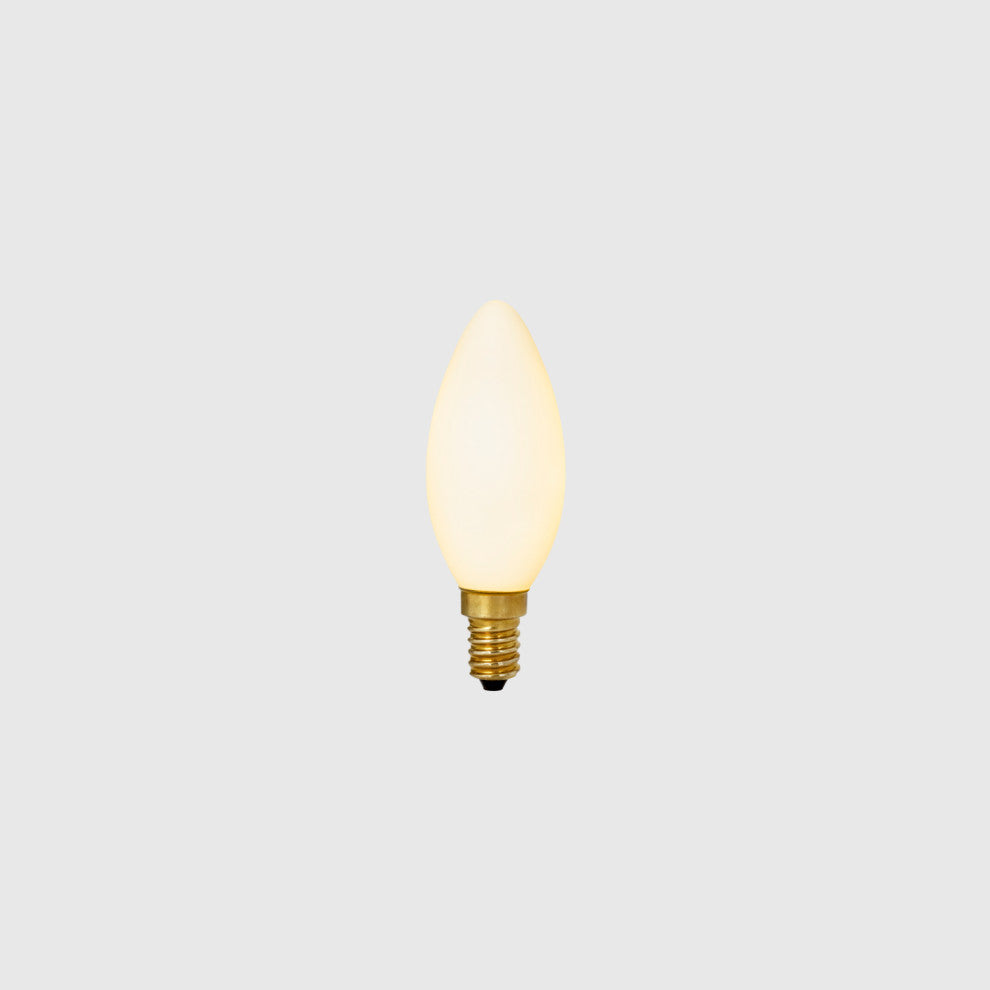 Candle Light Bulb 2700K E12 Non-Tinted, Set of 20