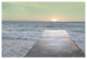 "Sunrise Dock" Digital Paper Print by Sue Schlabach, 62"x42"