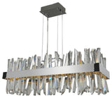 Glacier 36 Inch LED Rectangular Island