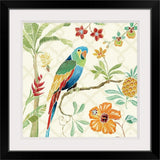 "Tropical Paradise I" Black Framed Art Print, 28"x28"x1"