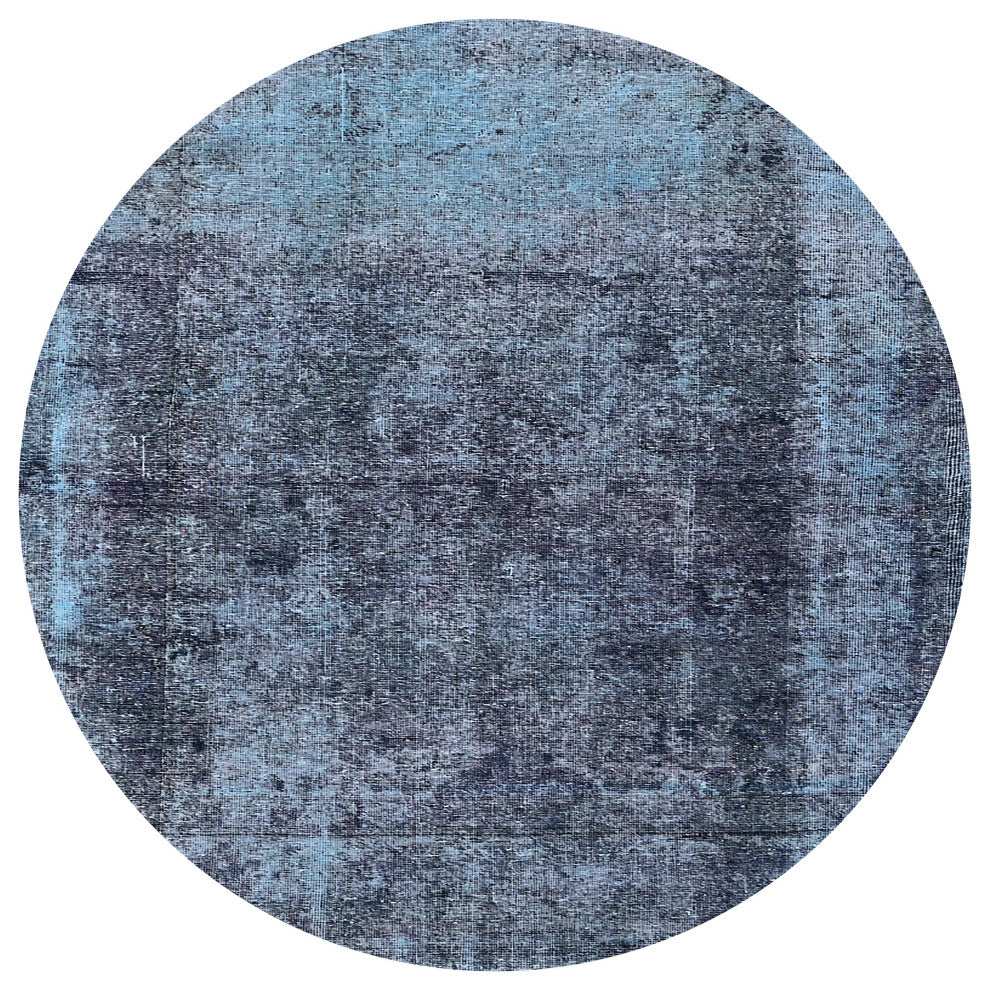 Ahgly Company Indoor Round Mid-Century Modern Area Rugs, 5' Round