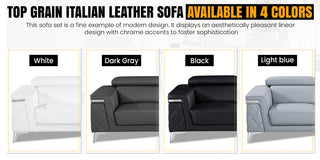 Mia Top Grain Italian Leather  Chair
