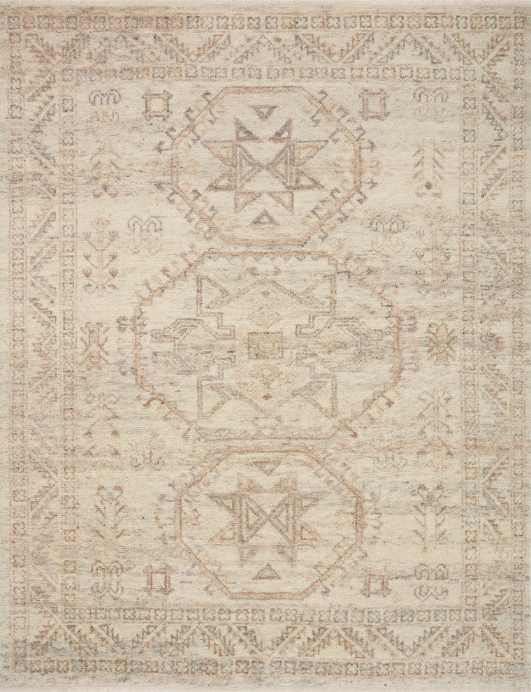 Loloi Marco Natural / Mocha 2'-6" x 11'-6" Runner Rug
