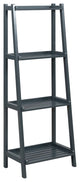 Dunnsville 4-Tier Ladder Shelf, Graphite