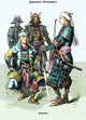 Japanese Costumes: Samurai - Canvas Poster 20" x 30"