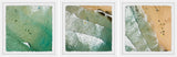 "Waves II Triptych" Framed Painting Prints, 54"x18", 3-Piece Set