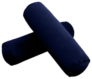 STYLE V6 TwinXL Velvet Pipe Trim Indoor Daybed Bolster Pillow |COVER ONLY| AD373