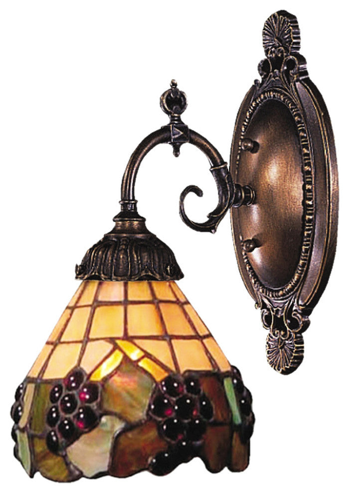 Mix-n-Match 1-Light Sconce, Tiffany Bronze