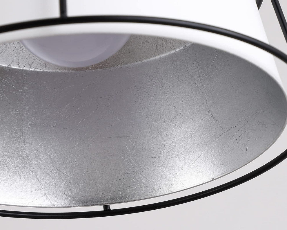 Farmhouse semi flush mount light fixture black cage ceiling lamp