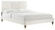 Sofia Channel Tufted Performance Velvet Full Platform Bed