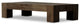 Abaso Rectangular Coffee Table Ebony Rustic Wormwood Oak