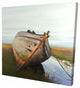 Old Abandoned Boat In a Swamp, Fine Art Gallery Wrapped Canvas, 24"x24"