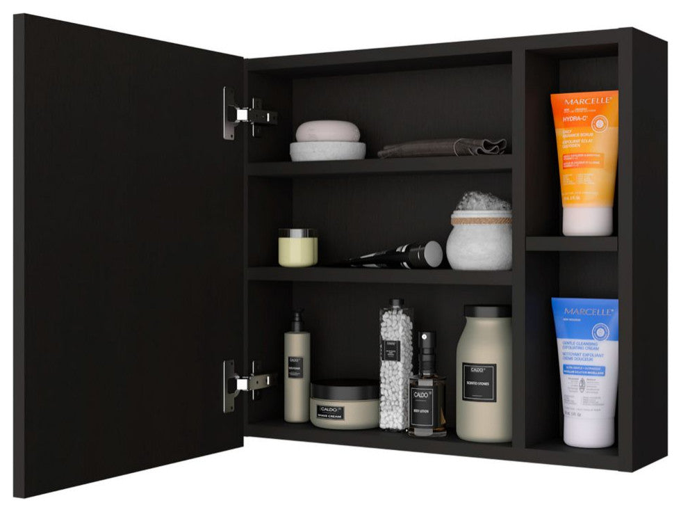 Medicine Cabinet Viking, Bathroom, Black