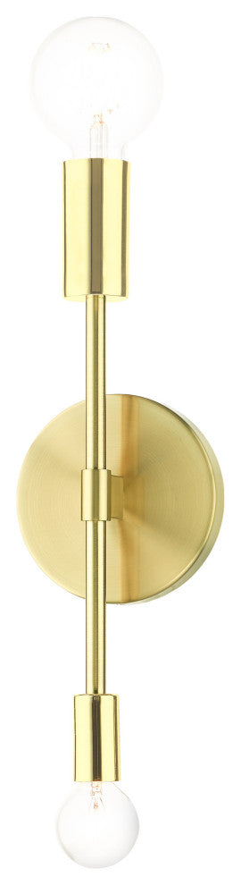Satin Brass Contemporary Sconce