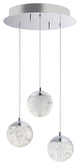 ET2 Lighting Orb II 3-Light Pendant, Polished Chrome