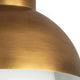 Montreux Flush Mount, Natural Brass