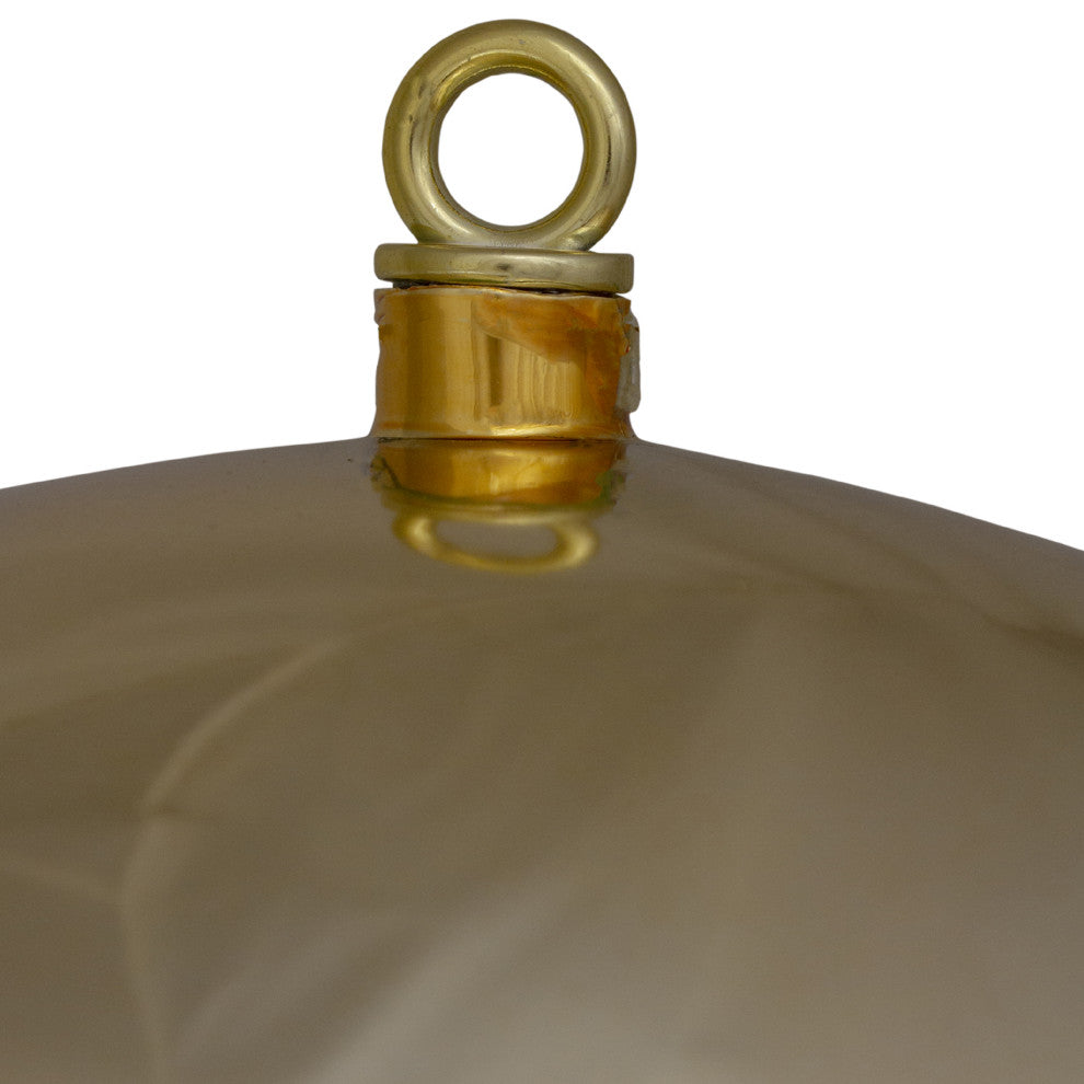 Shiny Gold UV Resistant Commercial Christmas Ornament