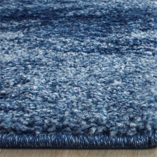 Safavieh Retro 2'6" X 4' Power Loomed Rug in Light Blue and Blue