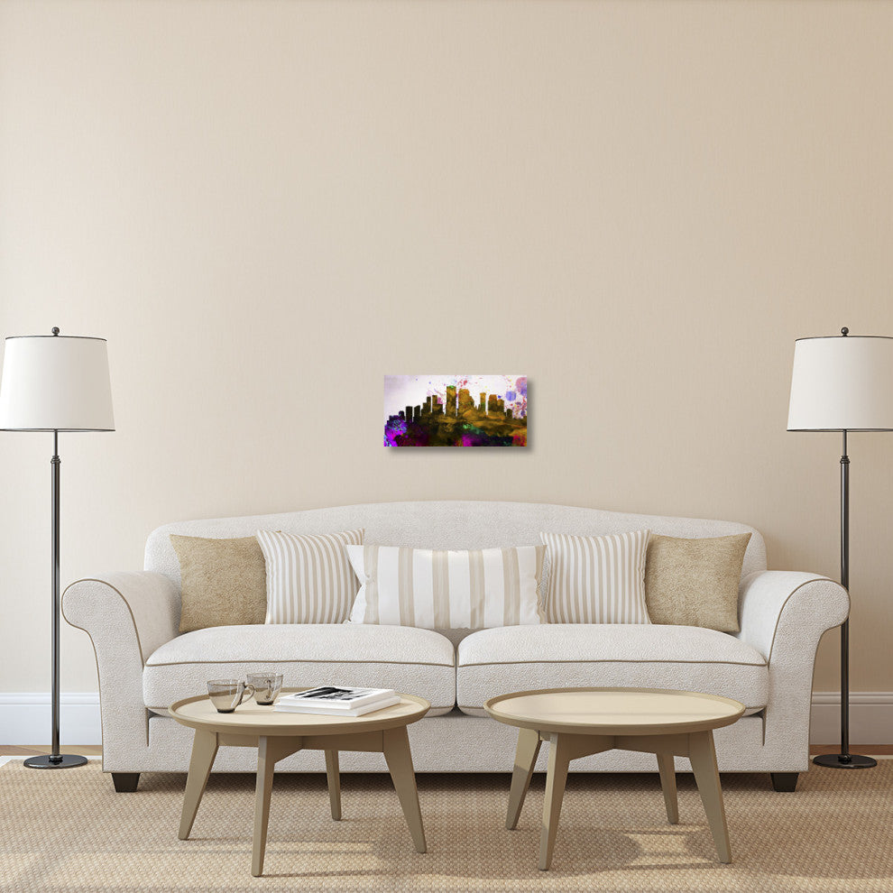 "New Orleans City Skyline" Fine Art Print