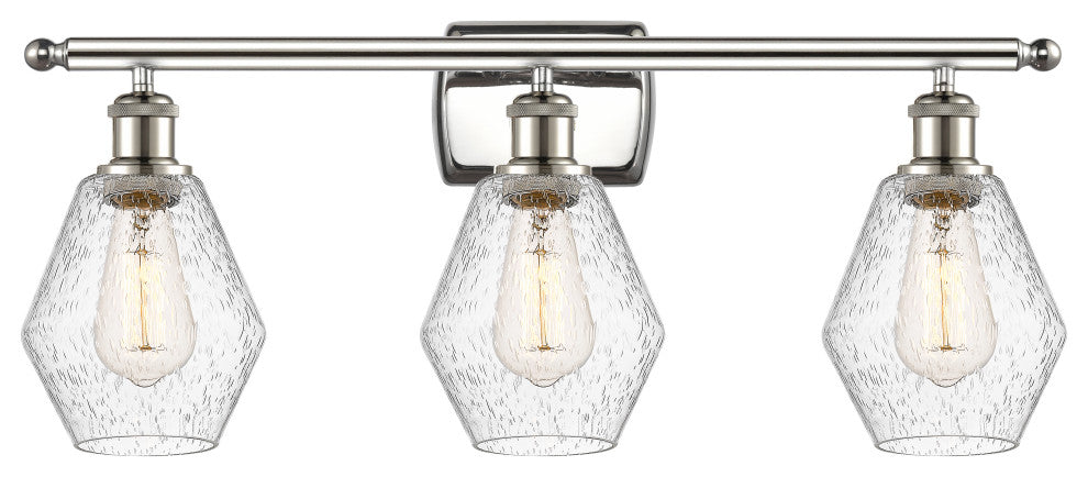 Innovations 516-3W-PN-G654-6 3-Light Bath Vanity Light, Polished Nickel