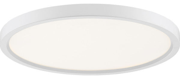 Outskirts LED Flush Mount, Brushed Nickel
