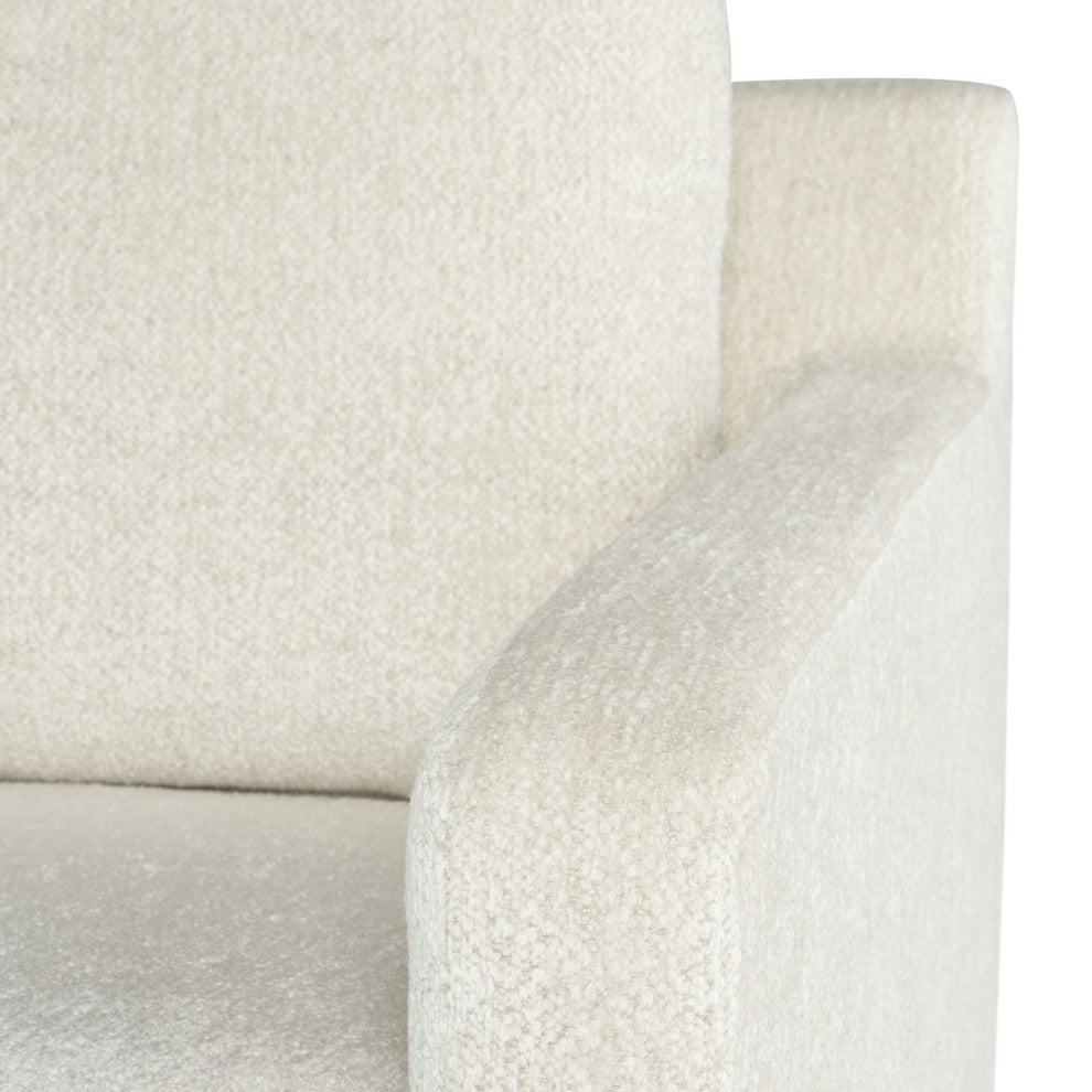 Anders Coconut Fabric Single Seat Sofa, HGSC841