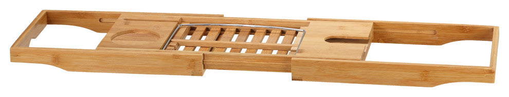Evelyn Bamboo Bathtub Caddy With Extending Sides