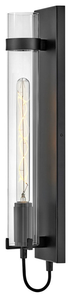 Hinkley Ryden 1-Light Tall Wall Sconce 37852BK-LL, Black