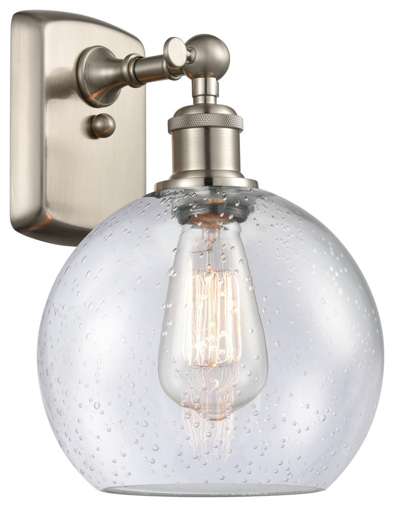 Innovations Lighting 516-1W-SN-G124-8-LED Athens 1 Light 8" Sconce