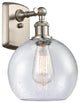 Innovations Lighting 516-1W-SN-G124-8-LED Athens 1 Light 8" Sconce