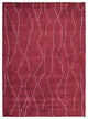 HAND KNOTTED LOOM SILK ECO-FRIENDLY RUGS-8'x10',Rectangle,Red White,Contemporary
