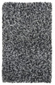 Safavieh Rio 6' x 9' Hand Loomed Shag Rug in Black and Ivory