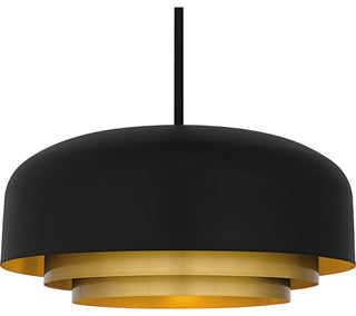Quoizel FRK2822 Frankie 4 Light 22"W Pendant - Matte Black